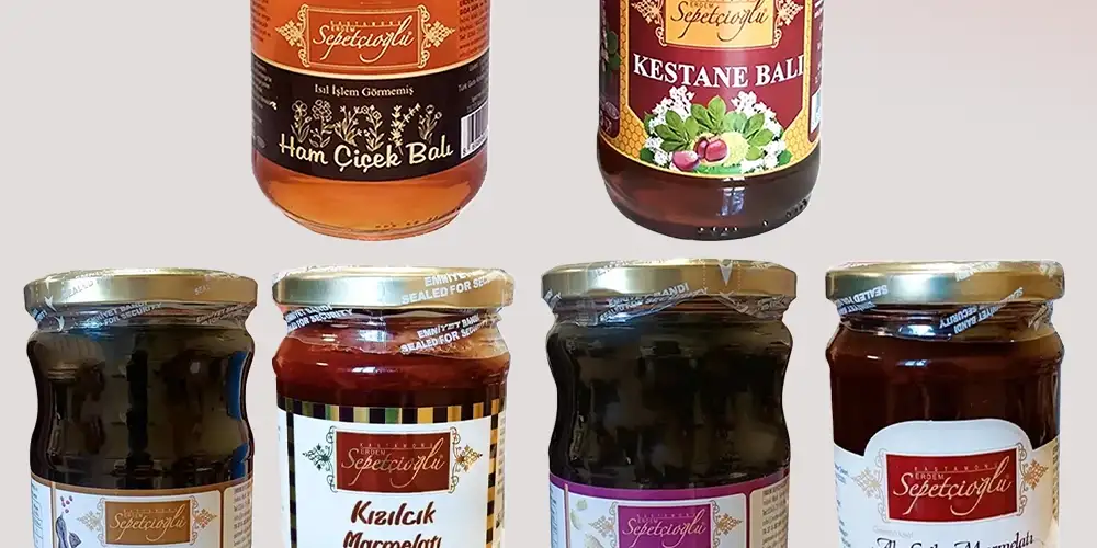 Marmelat, pekmez ve bal çeşitleri