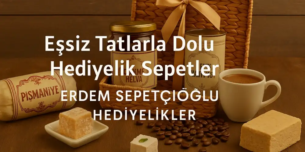 Geleneksel lezzetlerden oluşan hediyelik sepet