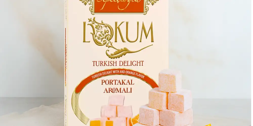 Renkli ve sade lokum çeşitleri