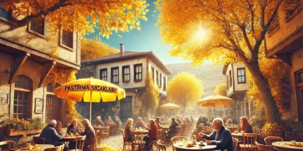 Sonbaharda pastırma sıcakları