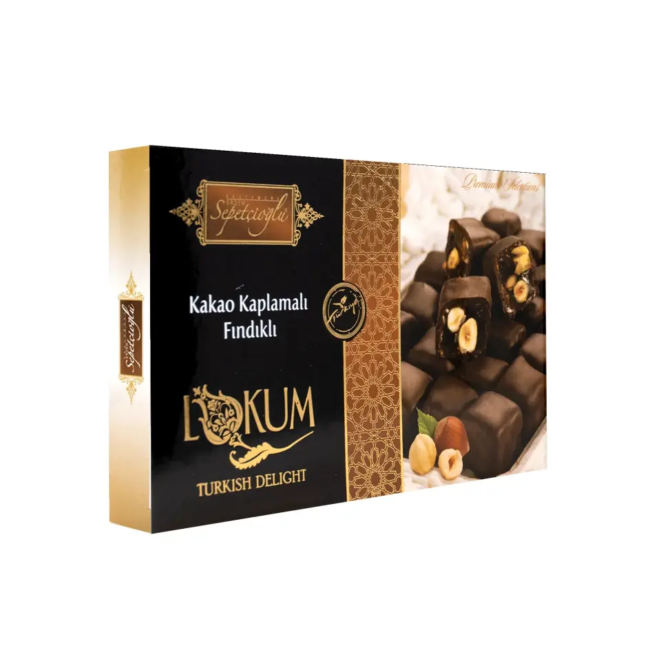 Kakao Kaplamalı Fındıklı Çifte Kavrulmuş Lokum 300G