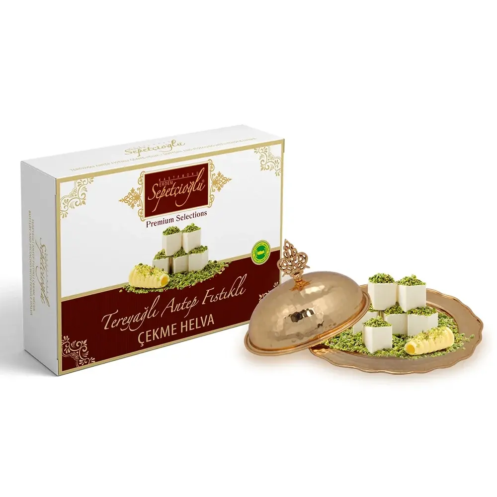 Tereyağlı Antep Fıstıklı Çekme Helva 250G