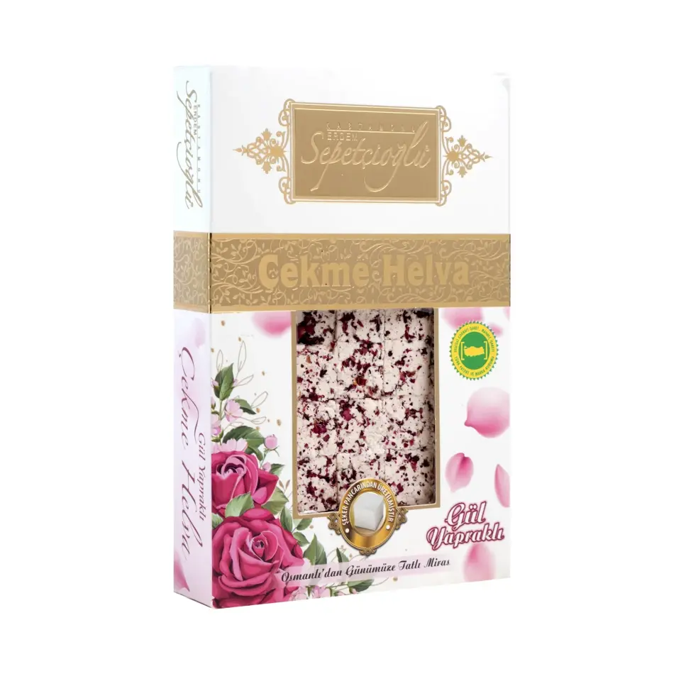 Gül Yapraklı Çekme Helva 280G