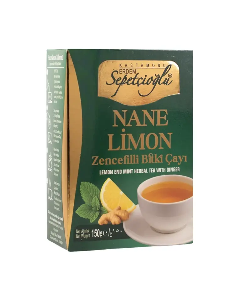 Zencefilli Nane Limon Bitki Çayı 150 G