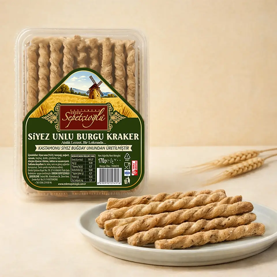 Siyez Unlu Burgu Kraker 170G