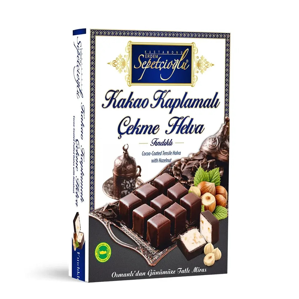 Kakao Kaplamalı Fındıklı Çekme Helva 160G