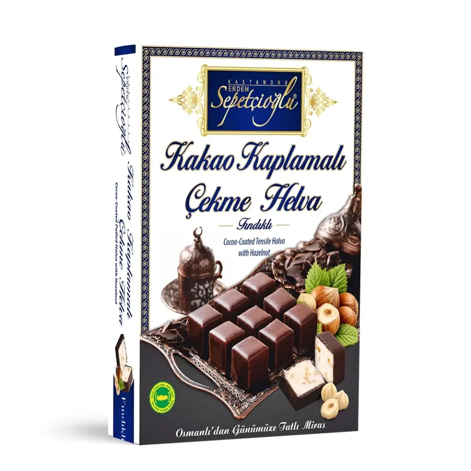 Kakao Kaplamalı Fındıklı Çekme Helva 160G