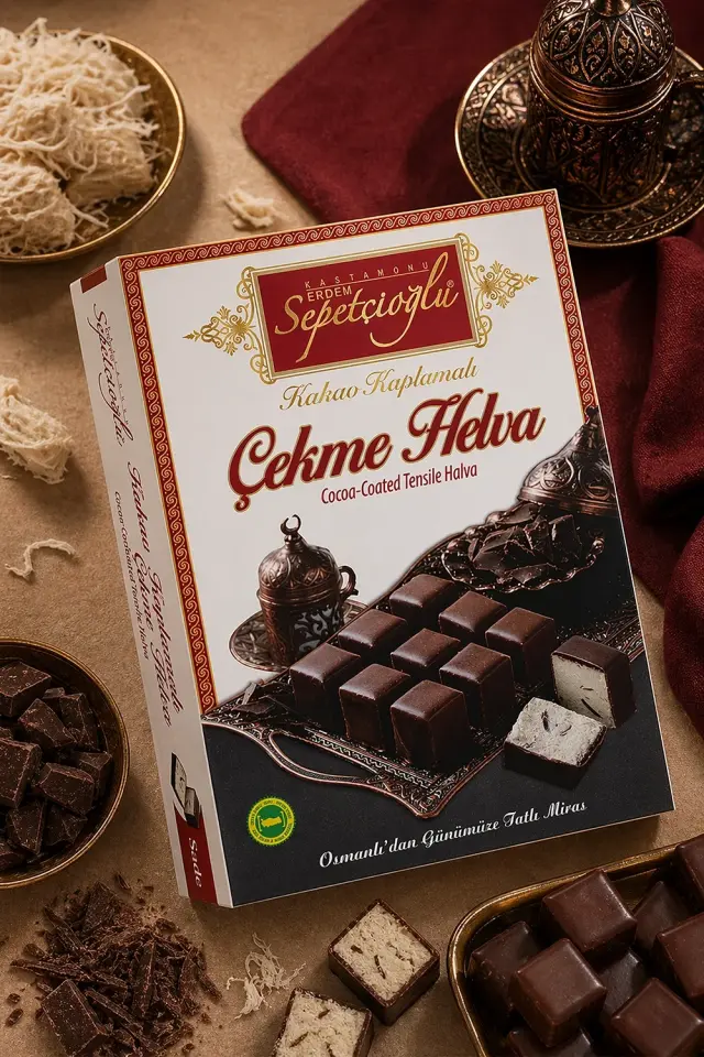 Kakao Kaplamalı Çekme Helva 80G