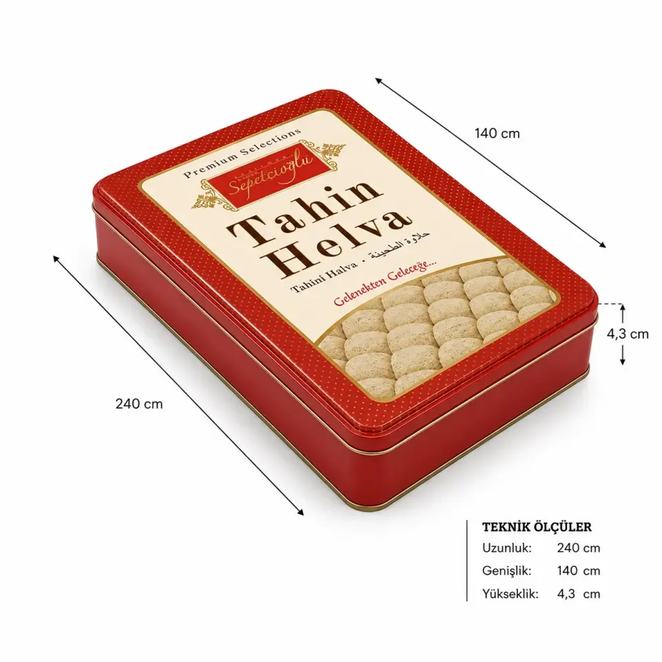 Tahin Helva 900G (Teneke Kutu)